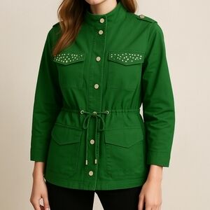 NWT Ashley Stewart Utility Jacket Size 22/24